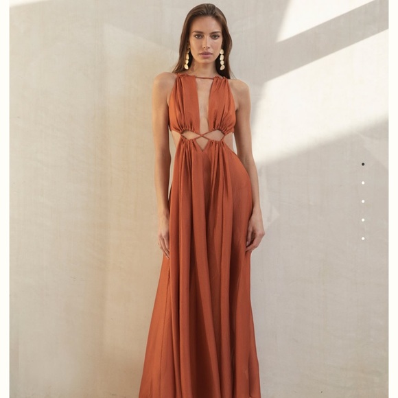 ISO: Cult Gaia Thera Dress in Amber - Picture 1 of 2